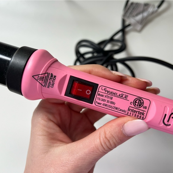 Ceramic Curling Iron Wand 1 inch - Pink - Picture 4 of 4
